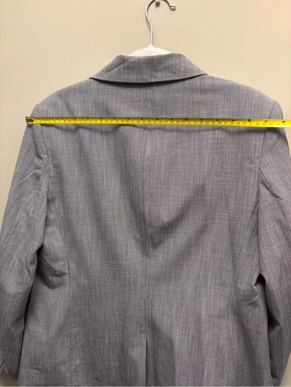 H&M Light Blue Pinstripe Single-Button Blazer